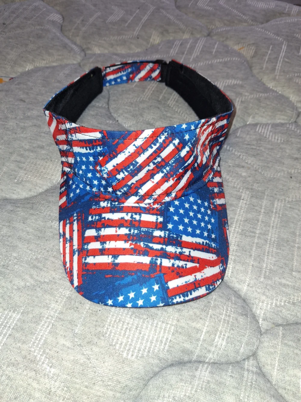 Kids American Flag Sun Visor - Patriotic Red/White/Blue